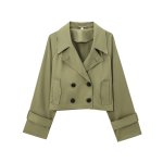 画像8: Double-breasted tailored short coat jacket　ダブルボタンテーラードショートコートジャケット (8)