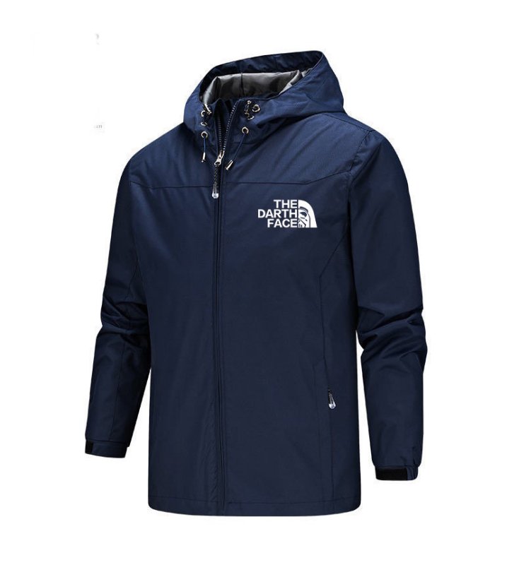 画像2: The Darth Face Windbreaker Mountain Parka Jacket Blouson　ユニセックス男女兼用ザ.ダースフェイスブレーカマウンテンパーカージャケットブルゾン (2)