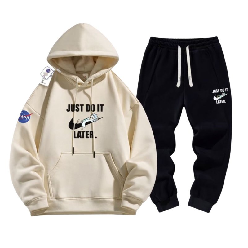 画像6: 26SS JUST DO IT LATER x Mickey sweat hoodie pants setup ユニセックス男女兼用 NASA×JUST DO IT LATER × ミッキー スウェットパーカー トレーナー パンツ セットアップ  (6)