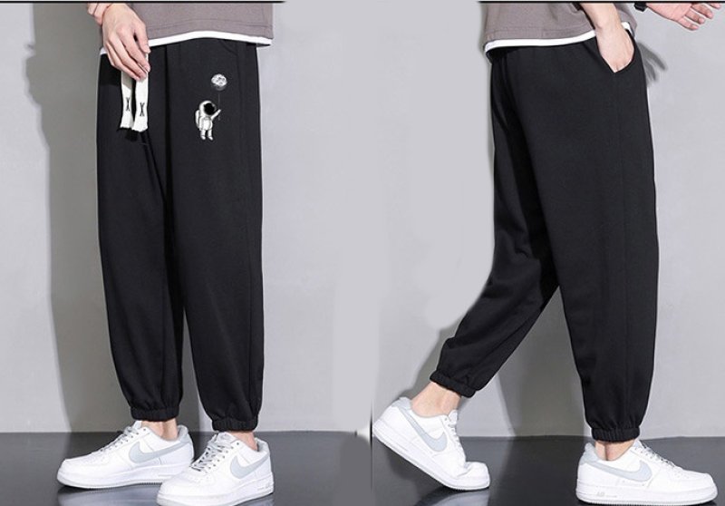 画像6: Astronaut print sweatpants 　宇宙飛行士プリント スウェット パンツ  男女兼用 ユニセックス  (6)