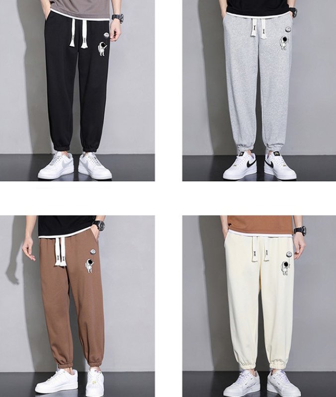 画像5: Astronaut print sweatpants 　宇宙飛行士プリント スウェット パンツ  男女兼用 ユニセックス  (5)