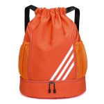 画像6: 3-Line Drawstring Large Capacity BackpackTote shoulder bag ユニセックス男女兼用 3ライン巾着ラージキャパシティーバックパックリュックトート ショルダーバッグ (6)