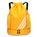 画像5: 3-Line Drawstring Large Capacity BackpackTote shoulder bag ユニセックス男女兼用 3ライン巾着ラージキャパシティーバックパックリュックトート ショルダーバッグ (5)