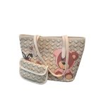 画像4: Baby Bear graffiti painting elements Cartoon graffiti shopping shoulder Tote Bag ベビーベア熊 落書き ペイントトートショルダー ショッピングバッグ (4)