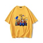 画像7: Unisex Relaxed Simpsons Family x NASA prints T-shirt  男女兼用 ユニセックスリラックスシンプソンズファミリー×ナサNASAプリント 半袖 Tシャツ (7)