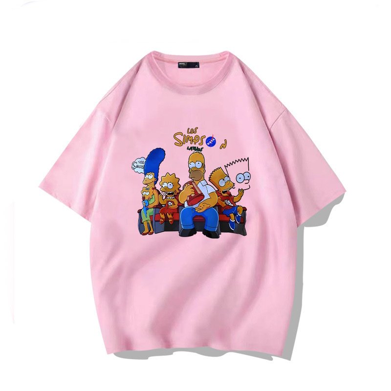 画像9: Unisex Relaxed Simpsons Family x NASA prints T-shirt  男女兼用 ユニセックスリラックスシンプソンズファミリー×ナサNASAプリント 半袖 Tシャツ (9)