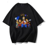 画像3: Unisex Relaxed Simpsons Family x NASA prints T-shirt  男女兼用 ユニセックスリラックスシンプソンズファミリー×ナサNASAプリント 半袖 Tシャツ (3)