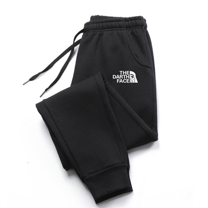 画像1: Darth Face sweatpants jogger pants　ダースフェイス スウェット ジョガーパンツ  男女兼用 ユニセックス  (1)