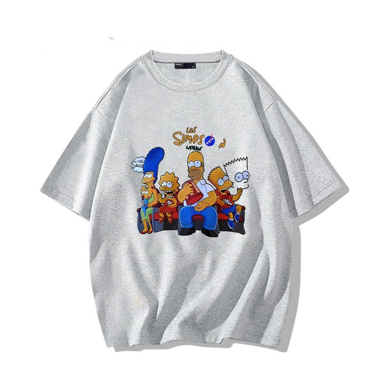画像5: Unisex Relaxed Simpsons Family x NASA prints T-shirt  男女兼用 ユニセックスリラックスシンプソンズファミリー×ナサNASAプリント 半袖 Tシャツ (5)