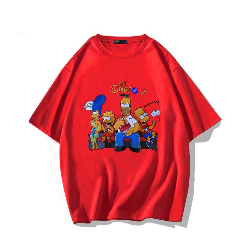 画像8: Unisex Relaxed Simpsons Family x NASA prints T-shirt  男女兼用 ユニセックスリラックスシンプソンズファミリー×ナサNASAプリント 半袖 Tシャツ (8)