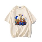 画像4: Unisex Relaxed Simpsons Family x NASA prints T-shirt  男女兼用 ユニセックスリラックスシンプソンズファミリー×ナサNASAプリント 半袖 Tシャツ (4)