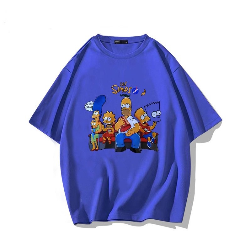 画像6: Unisex Relaxed Simpsons Family x NASA prints T-shirt  男女兼用 ユニセックスリラックスシンプソンズファミリー×ナサNASAプリント 半袖 Tシャツ (6)