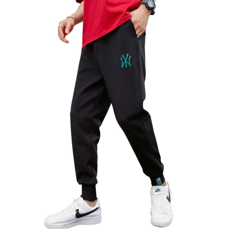 画像1: Men's men and women NY sports trousers casual pants Sweat pants　ユニセックス NY 刺繍パンツ男女兼用スウェットパンツ ジョガーパンツ (1)