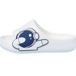 画像1: dancing astronaut sandals and slippers flip flops    男女兼用ユニセックスダンシング宇宙飛行士フリップフロップサンダルシャワーサンダル ビーチサンダル (1)