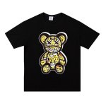 画像2: Unisex Smile kaws Bear prints T-shirt  男女兼用 ユニセックススマイルベアカウズプリント 半袖 Tシャツ (2)