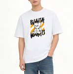 画像2: Unisex black white kaws Bear Teddy Bear Print  T-shirt  男女兼用 ユニセックスカウズベアテディーベアプリント 半袖 Tシャツ (2)