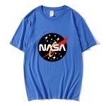 画像1: Unisex NASA x Roundstar Print  T-shirt  男女兼用 ユニセックスナサNASA×ラウンドスター星プリント 半袖 Tシャツ (1)