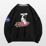 画像3: Unisex NASA x Rockets & Astronauts Print Long-Sleeve Sweatshirt   男女兼用 ユニセックスNASA×ロケット＆宇宙飛行士プリント 長袖スウェットトレーナー (3)