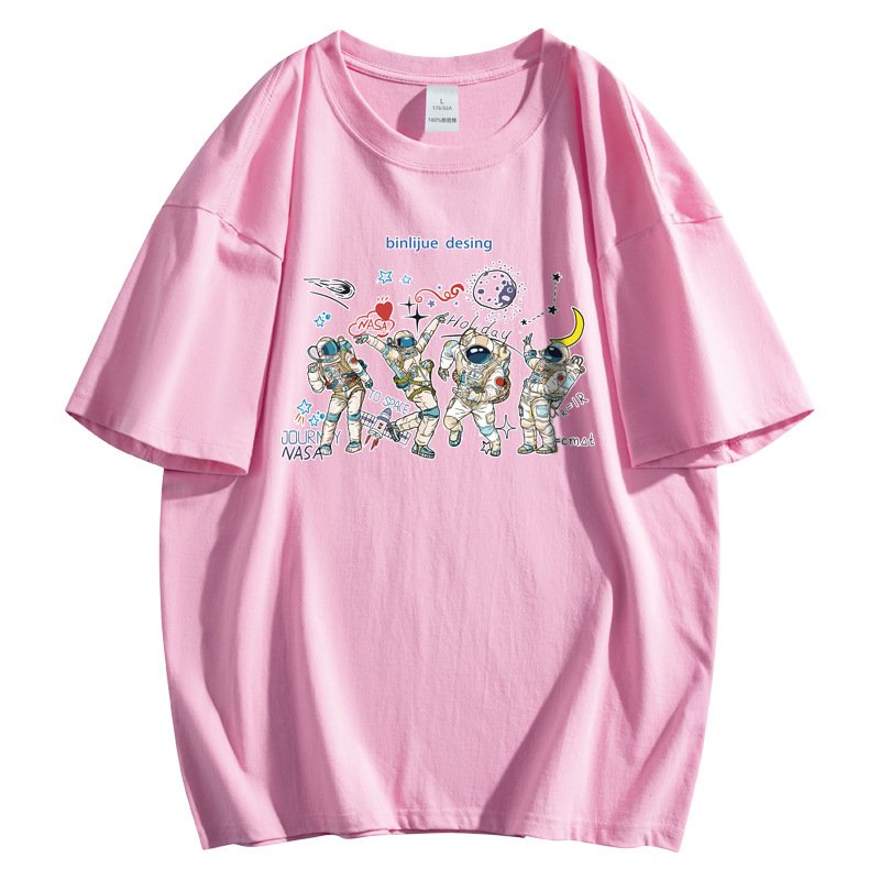 画像6: Unisex NASA x Dancing Astronauts Print  T-shirt  男女兼用 ユニセックスナサNASA×宇宙飛行士プリント 半袖 Tシャツ (6)