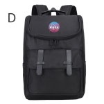 画像5: NASA x One-Point Emblem Print Backpack Tote Shoulder Bag ユニセックス男女兼用 NASAナサ×ワンポイントエンブレムプリント バックパック リュックサック トートショルダーバッグ (5)