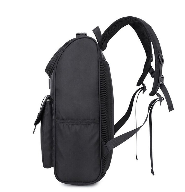 画像15: NASA x One-Point Emblem Print Backpack Tote Shoulder Bag ユニセックス男女兼用 NASAナサ×ワンポイントエンブレムプリント バックパック リュックサック トートショルダーバッグ (15)