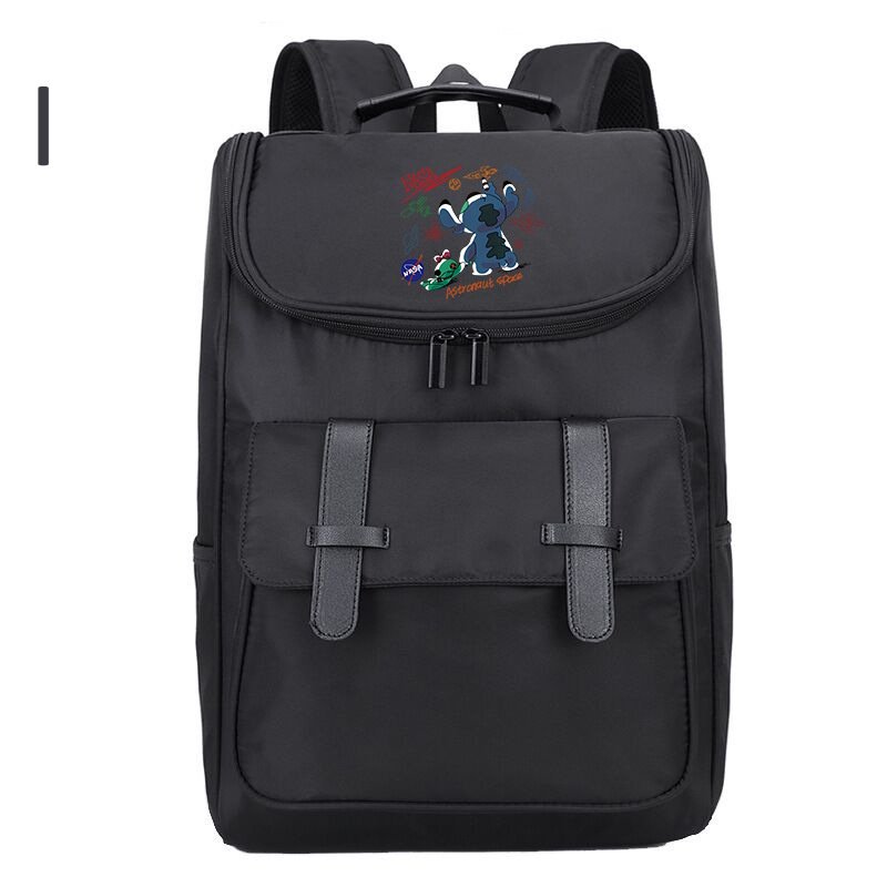 画像10: NASA x One-Point Emblem Print Backpack Tote Shoulder Bag ユニセックス男女兼用 NASAナサ×ワンポイントエンブレムプリント バックパック リュックサック トートショルダーバッグ (10)