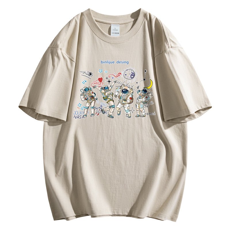 画像3: Unisex NASA x Dancing Astronauts Print  T-shirt  男女兼用 ユニセックスナサNASA×宇宙飛行士プリント 半袖 Tシャツ (3)