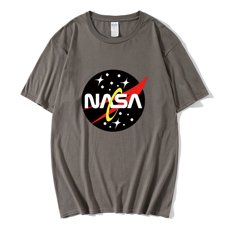 画像2: Unisex NASA x Roundstar Print  T-shirt  男女兼用 ユニセックスナサNASA×ラウンドスター星プリント 半袖 Tシャツ (2)