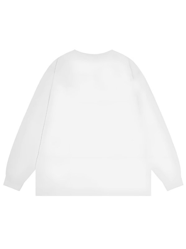 画像3: Unisex Coffee Time Mickey Mouse Print Long-Sleeve T-Shirt  男女兼用 ユニセックスコーヒータイムミッキーマウスプリント長袖Tシャツ (3)