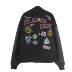 画像1: M.E.D.M MEDM Leather BASEBALL JACKET Stadium uniform jacket blouson ユニセックス 男女兼用 レザー スタジアムジャンパー スタジャン MA-1 ボンバー ジャケット ブルゾン トレンド MR. ENJOY DA MONEY ミスターエンジョイダマネー (1)