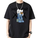 画像1: Unisex HONOR KAWS Print  T-shirt  男女兼用 ユニセックスHONOR KAWSカウズプリント 半袖 Tシャツ (1)
