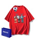 画像8: Dancing kaws x Cookie MonsterShort Sleeve T-Shirt　ユニセックス 男女兼用ダンシングカウズ×クッキーモンスタープリント半袖  Tシャツ (8)