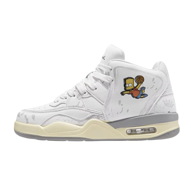 画像2: The Simpsons Bart Simpson Basketball Air Hicut lace-up sneakers  男女兼用ユニセックス シンプソン バートシンプソン バスケットボール エアー ハイカット レースアップスニーカー シューズ (2)