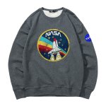 画像5: NASA x Space Shuttle Print Sweatshirt　ユニセックス男女兼用NASAナサ×スペースシャトルプリントスウェットシャツトレーナー  (5)
