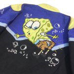 画像2: Unisex Spongebob Racing Jacket stadium jacket baseball uniform blouson ユニセックス 男女兼用 スポンジボブ レーシングジャケット スタジアムジャンパー スタジャン MA-1 ボンバー ジャケット ブルゾン (2)