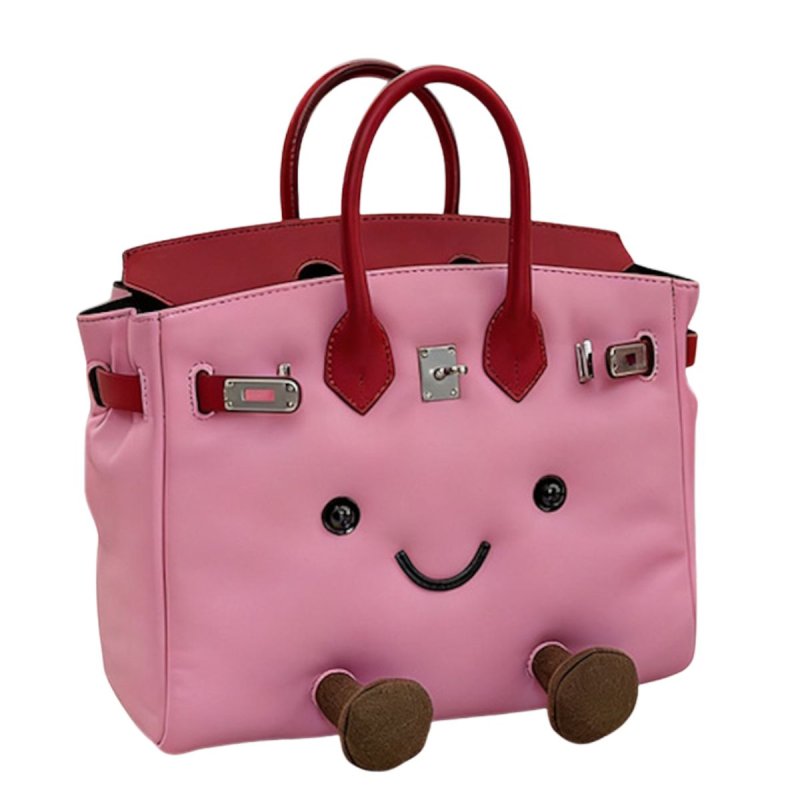 画像6: Jllycat Smile bkTote Plush Leather Flip Bag スマイル レザー トート ぬいぐるみ バッグ (6)