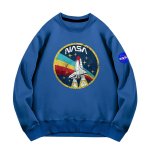 画像2: NASA x Space Shuttle Print Sweatshirt　ユニセックス男女兼用NASAナサ×スペースシャトルプリントスウェットシャツトレーナー  (2)
