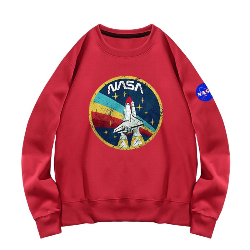 画像6: NASA x Space Shuttle Print Sweatshirt　ユニセックス男女兼用NASAナサ×スペースシャトルプリントスウェットシャツトレーナー  (6)