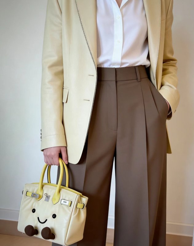 画像8: Jllycat Smile bkTote Plush Leather Flip Bag スマイル レザー トート ぬいぐるみ バッグ (8)