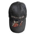 画像1: Straggler  AKIRA embroidered baseball cap  アキラ ウォッシング ダイイング デトロイド 刺繍 ベースボールキャップ 野球帽 ヴィンテージ加工 (1)