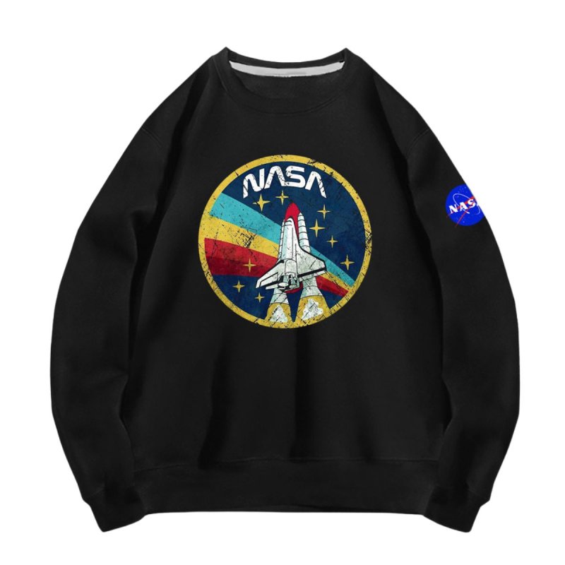 画像4: NASA x Space Shuttle Print Sweatshirt　ユニセックス男女兼用NASAナサ×スペースシャトルプリントスウェットシャツトレーナー  (4)