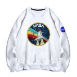 画像3: NASA x Space Shuttle Print Sweatshirt　ユニセックス男女兼用NASAナサ×スペースシャトルプリントスウェットシャツトレーナー  (3)