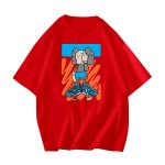 画像7: KAWS one-eyed blindfold print Short Sleeve T-Shirt　ユニセックス 男女兼用カウズ片目目隠しプリント半袖  Tシャツ (7)