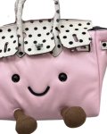 画像7: Jllycat Smile bkTote Plush Leather Flip Bag スマイル レザー トート ぬいぐるみ バッグ (7)