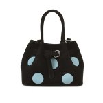 画像7: Polka dot leather tote shoulder bag　ドット柄レザートートショルダーバッグ (7)