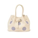 画像8: Polka dot leather tote shoulder bag　ドット柄レザートートショルダーバッグ (8)