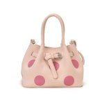 画像6: Polka dot leather tote shoulder bag　ドット柄レザートートショルダーバッグ (6)