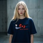 画像4: Hello Kitty  x Bow Sweat Swoosh Tshirts ユニセックス男女兼用 ハローキティ リボンx スウォッシュ Tシャツ (4)