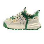 画像3: Platform graphic canvas Lace-up sneakers 男女兼用ユニセックスプラットフォーム厚底グラフィックキャンバスレースアップスニーカー シューズ (3)