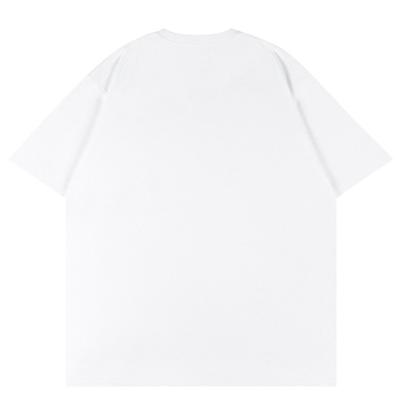 画像2: Unisex black white Cute Bulldog Print  T-shirt  男女兼用 ユニセックスキュートブルドッグプリント 半袖 Tシャツ (2)